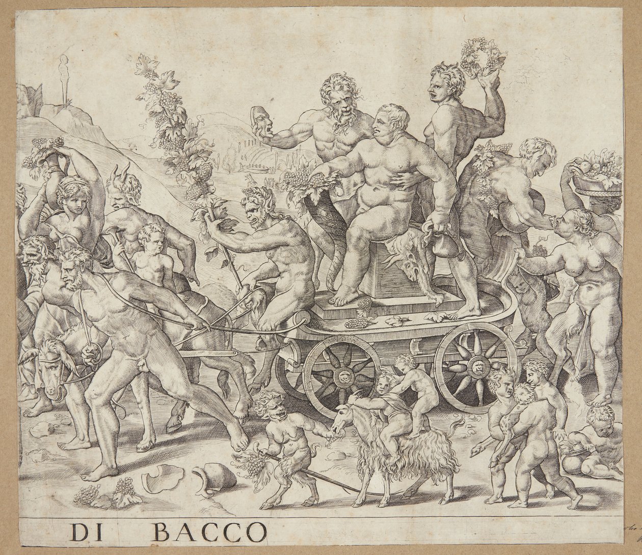 Bacchus'un zaferi by Cornelis Bos