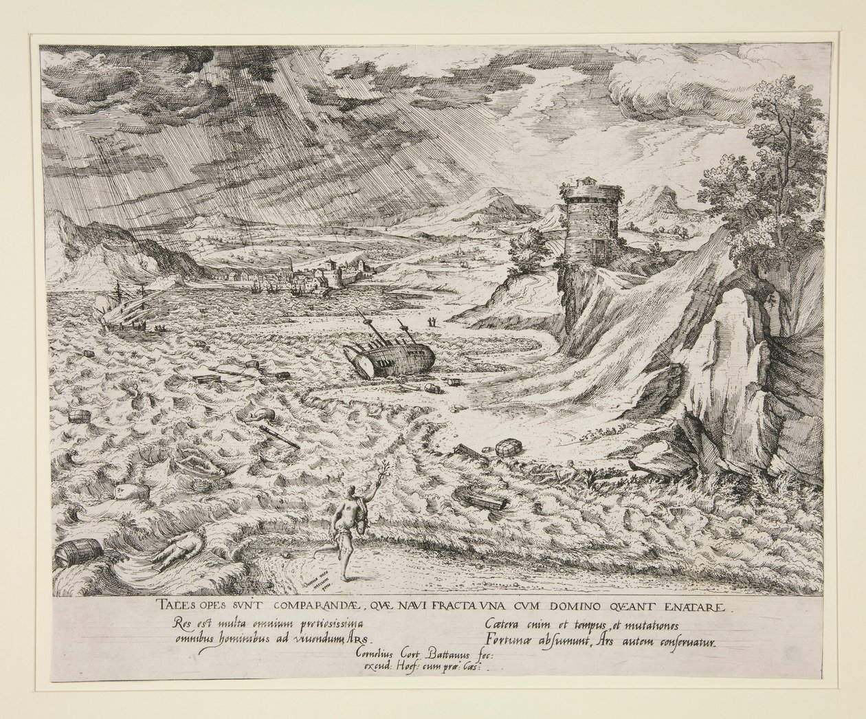 gemi enkazı by Cornelis Cort