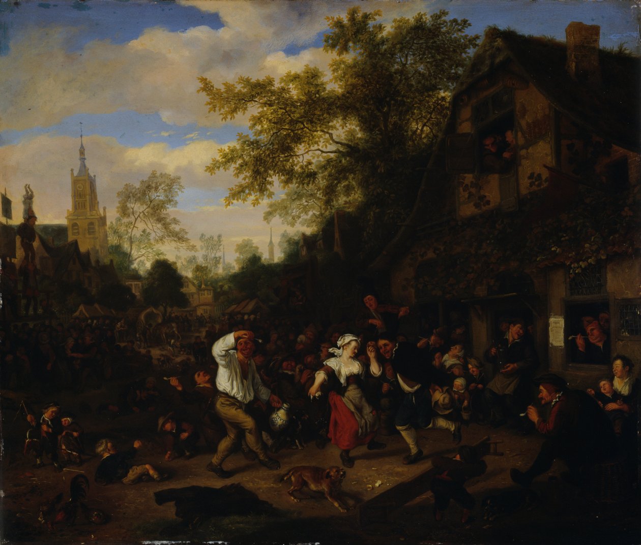 Kermes, 1697. by Cornelis Dusart