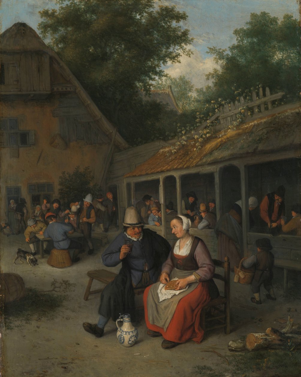 Kır Evi by Cornelis Dusart