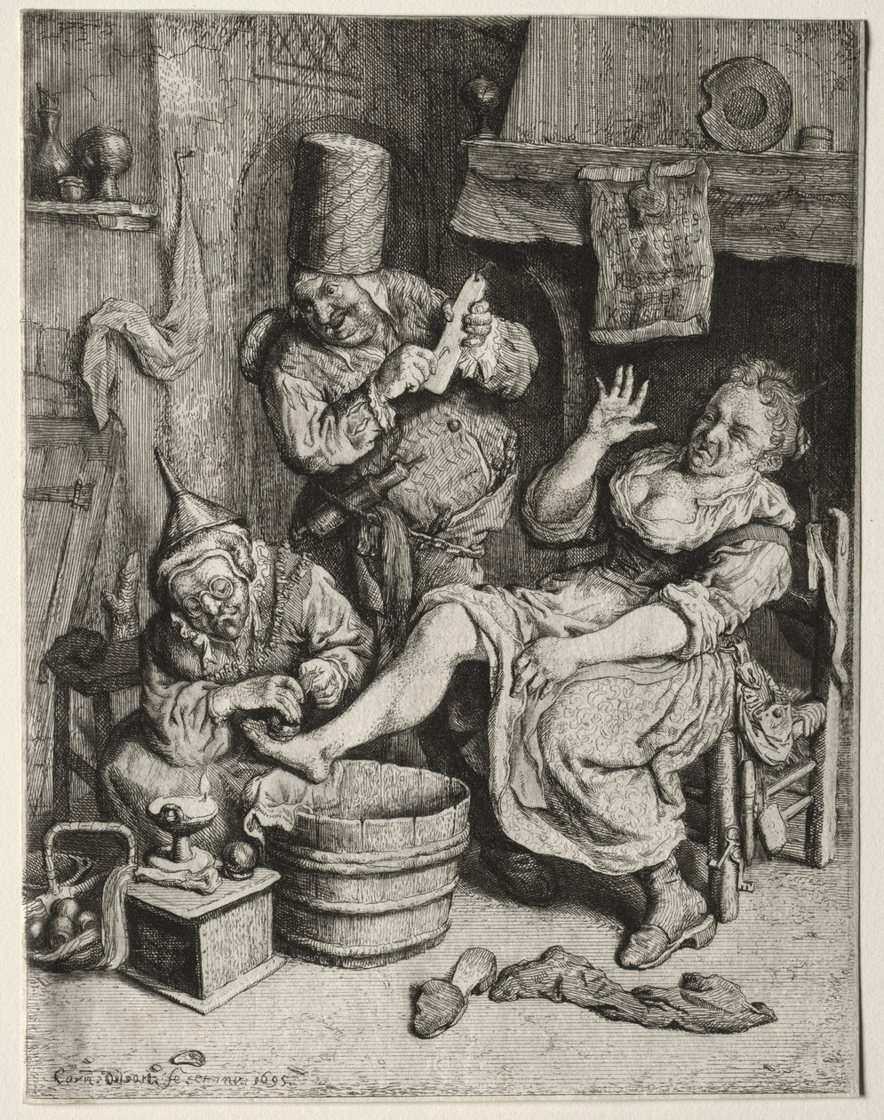 Vantuz, 1695. by Cornelis Dusart