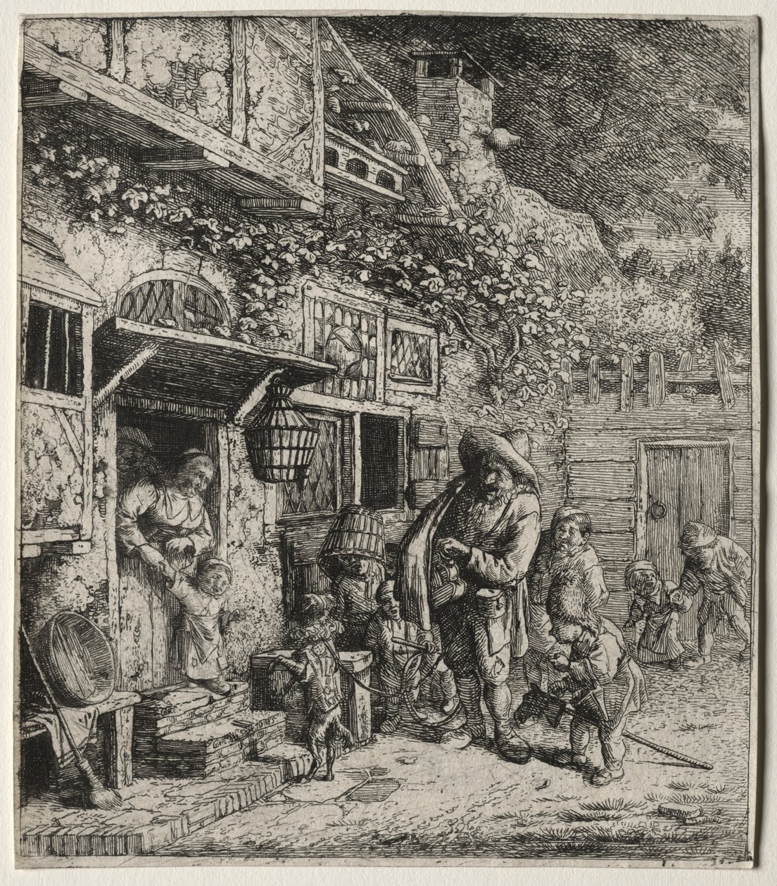 Dans Eden Köpek. by Cornelis Dusart
