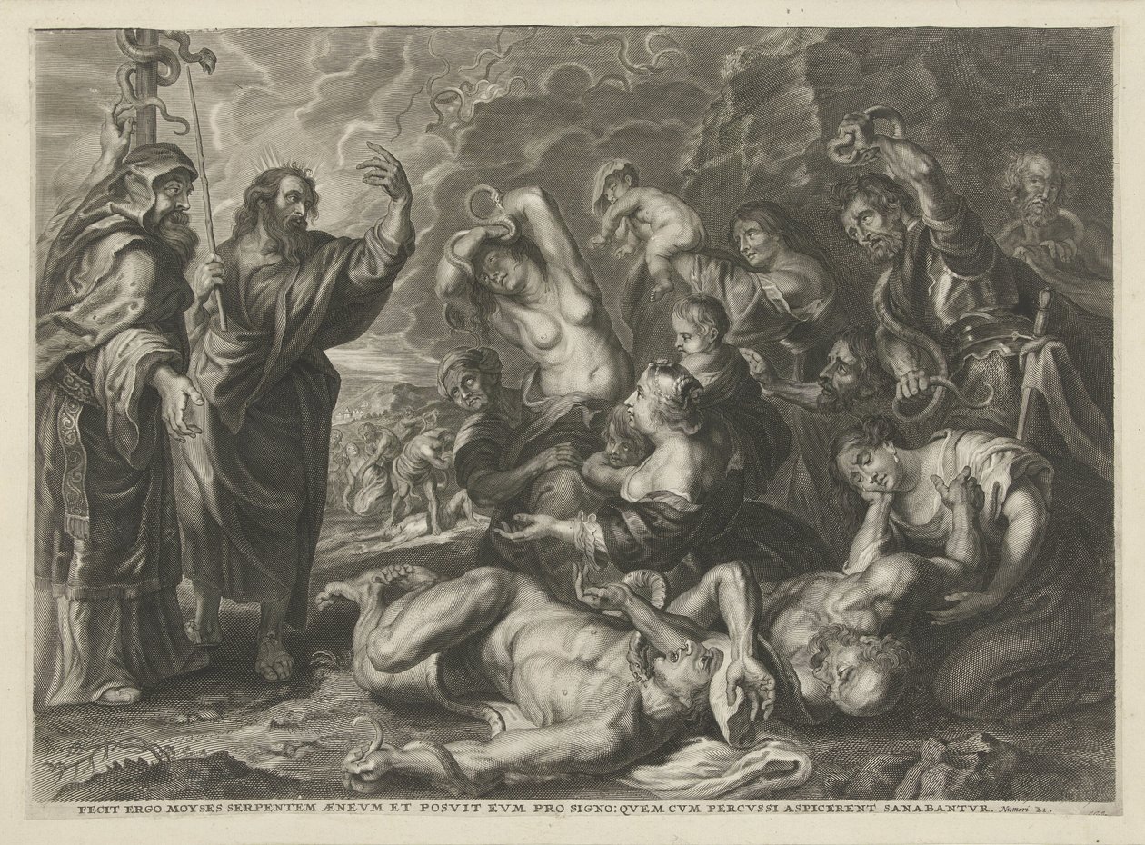 Bakır Yılan by Cornelis Galle (I)