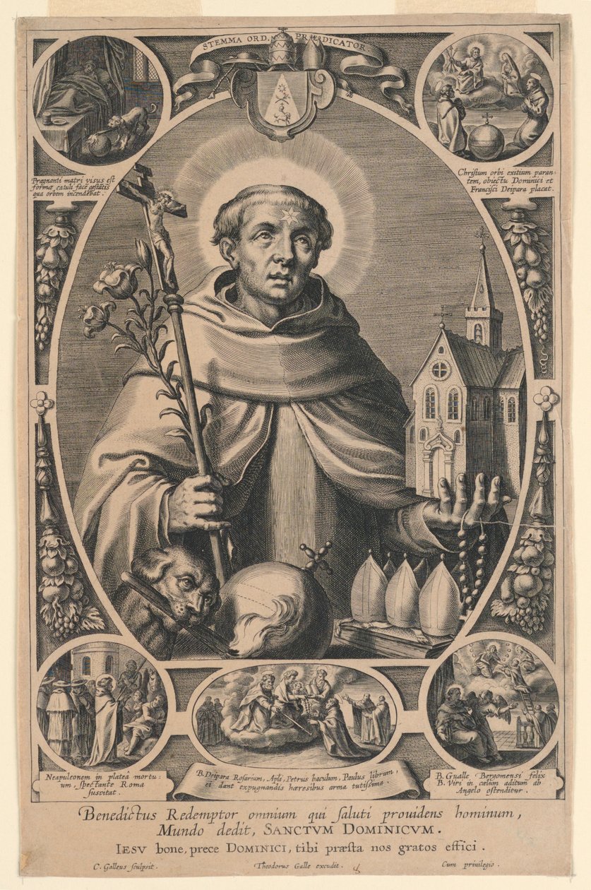Aziz Dominik by Cornelis Galle I