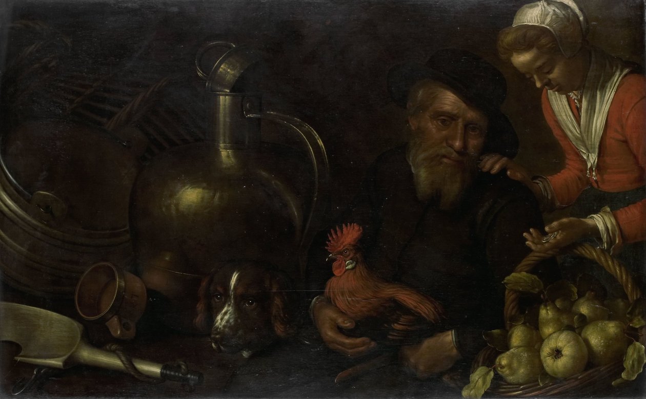 Kanatlı Satıcısı by Cornelis Jacobsz. Delff
