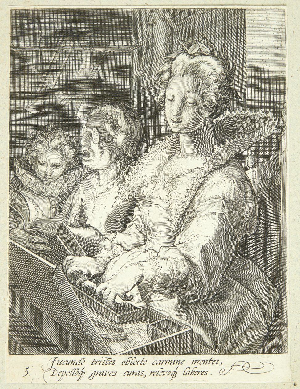 Müzik by Cornelis Jacobsz Drebbel