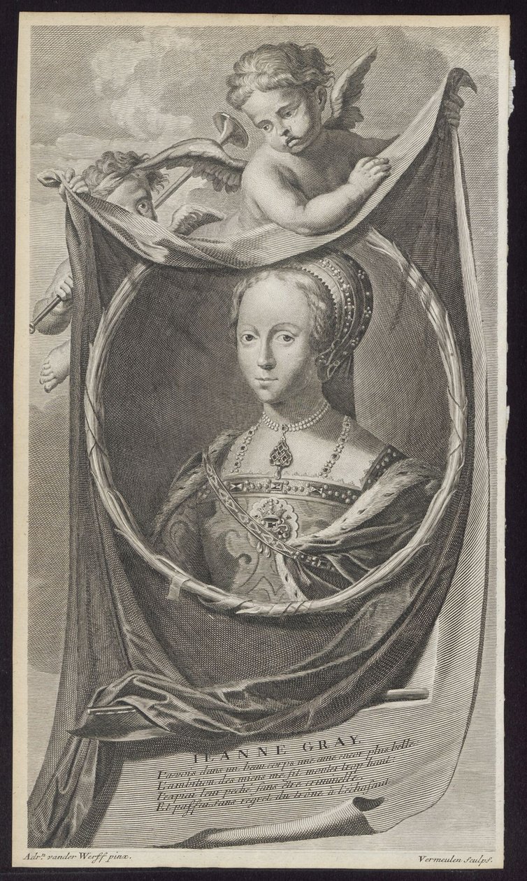 Jane Gray, 1697 by Cornelis Martinus Vermeulen