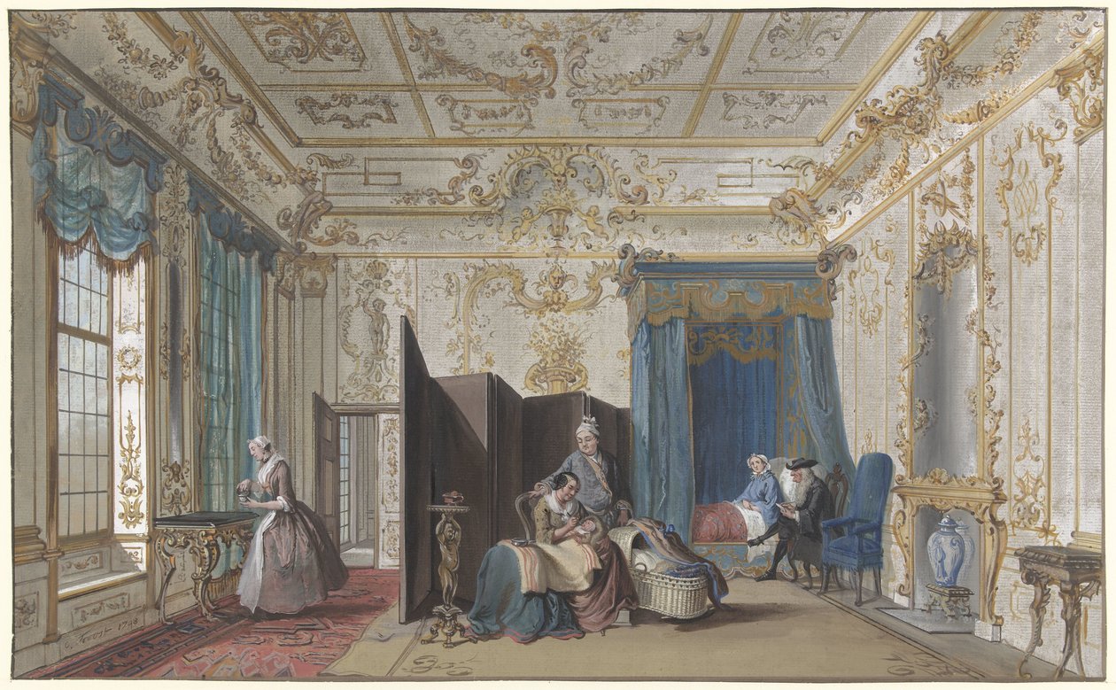 doğum odası by Cornelis Troost