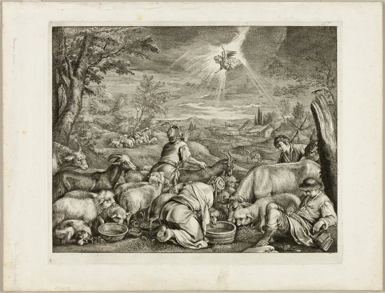 Melek Hızlandıran Abraham by Cornelis Visscher