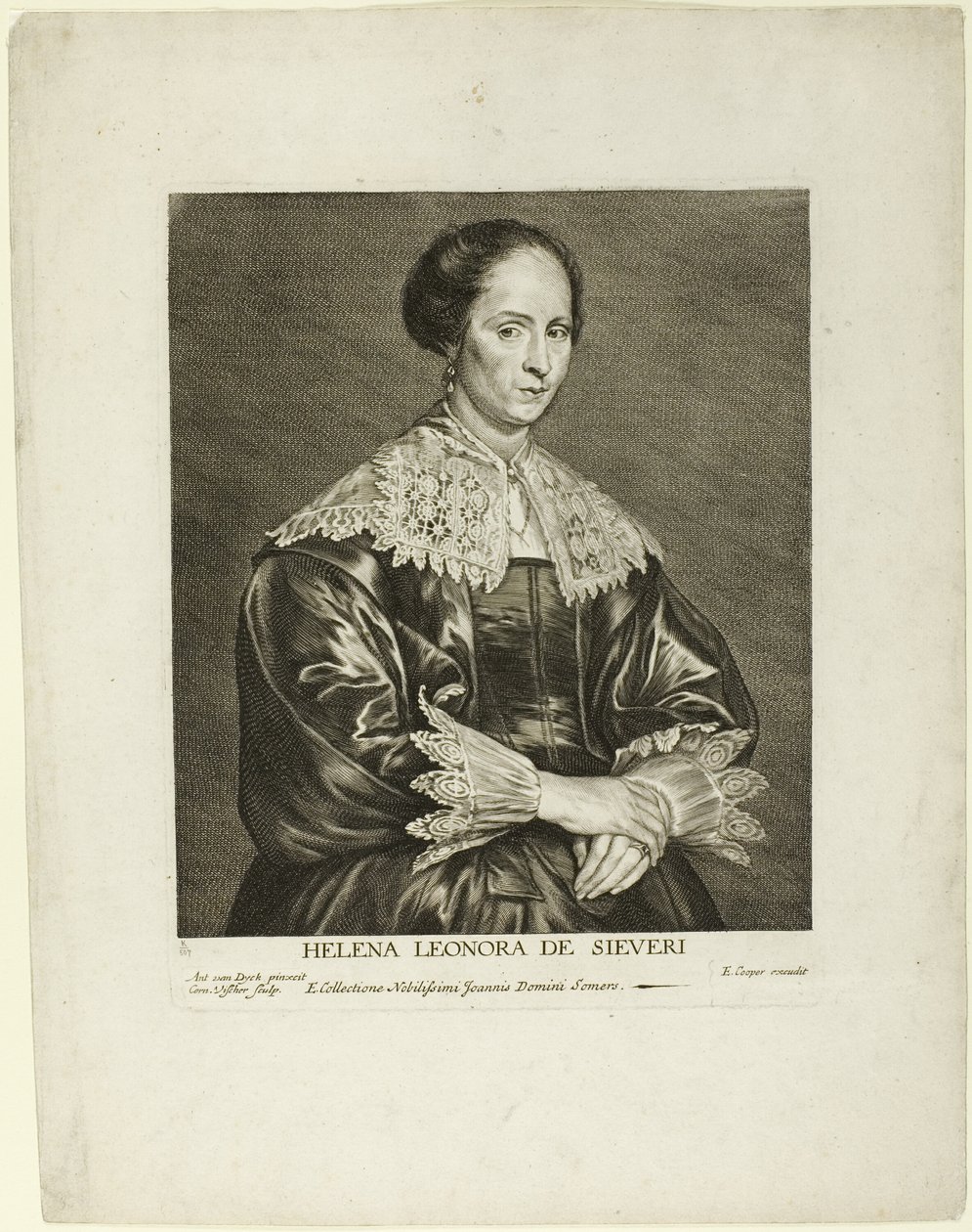 Helena-Leonora de Sieveri by Cornelis Visscher