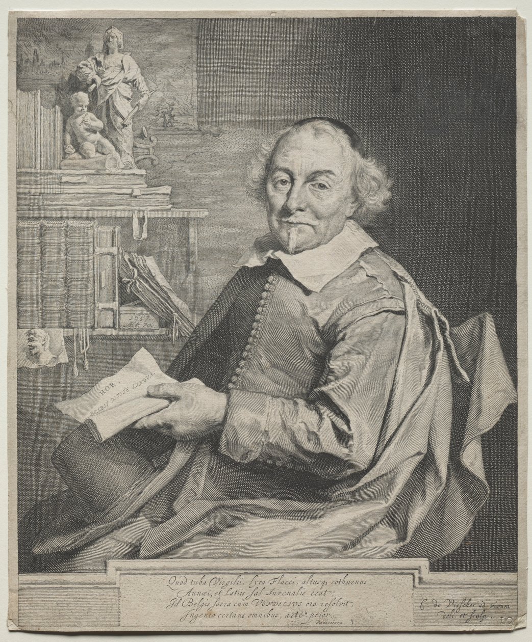Vondel, 1657. by Cornelis Visscher