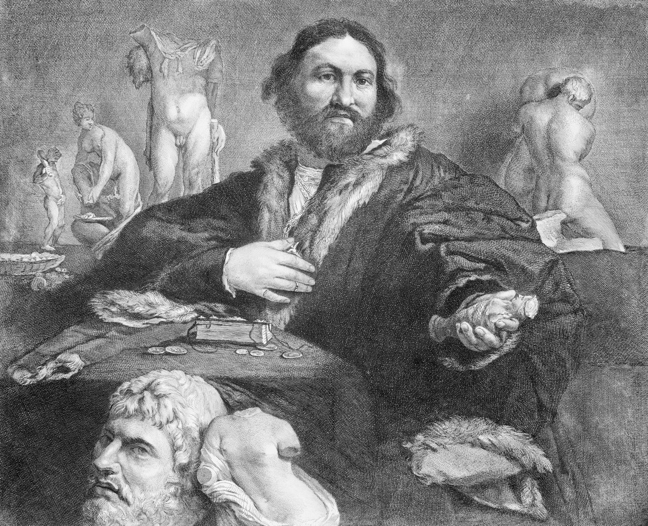 Andrea Odoni, 1640-58. by Cornelis de Visscher