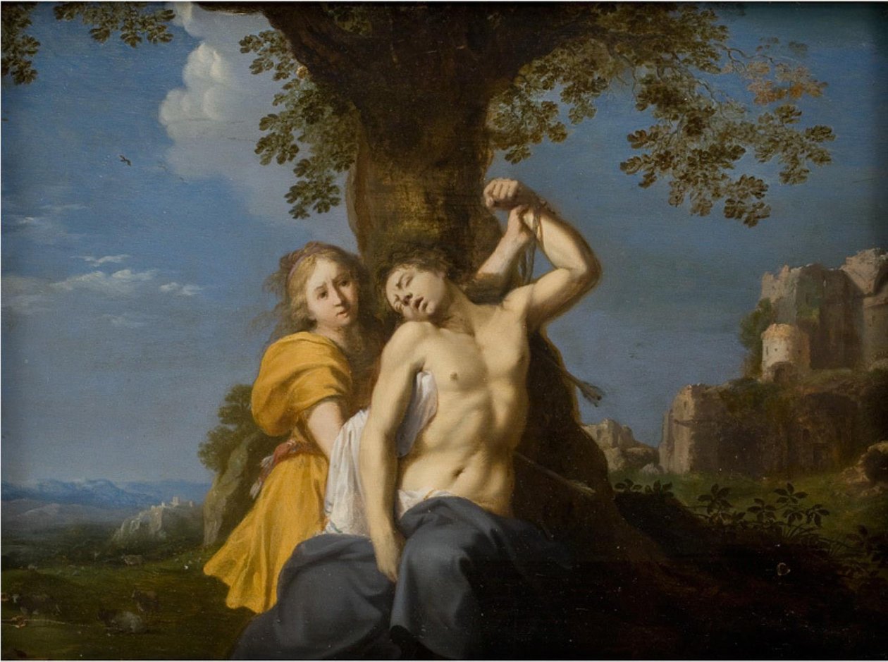 Aziz Sebastian by Cornelis van Poelenburch