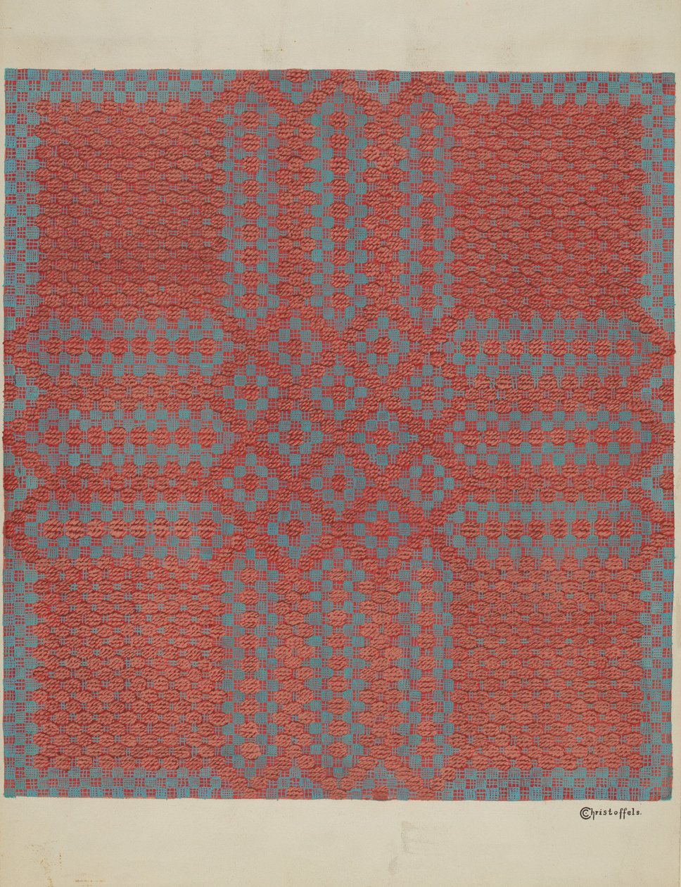 Yatak örtüsü by Cornelius Christoffels