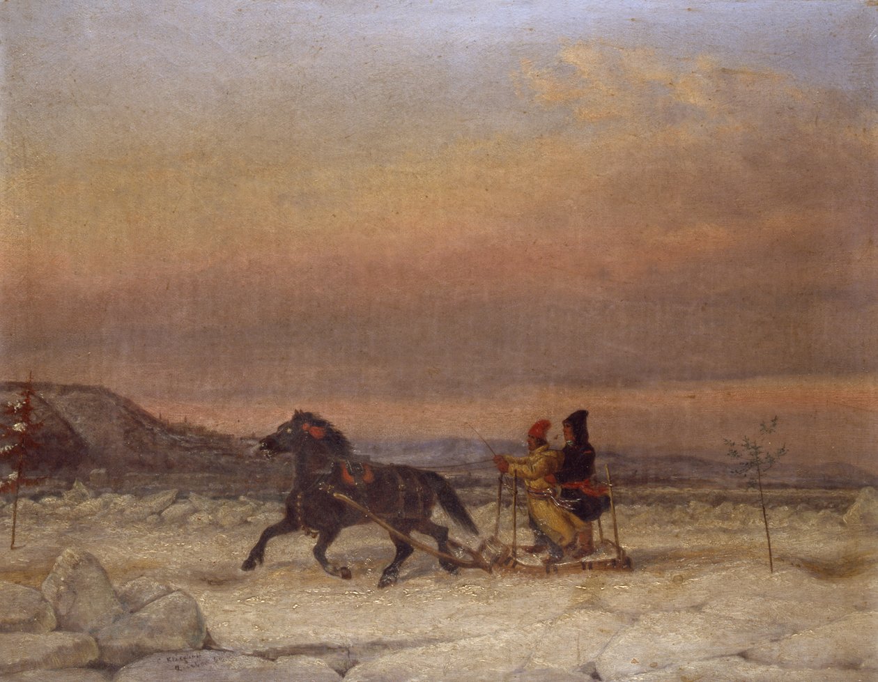 Karda Kızak by Cornelius Krieghoff