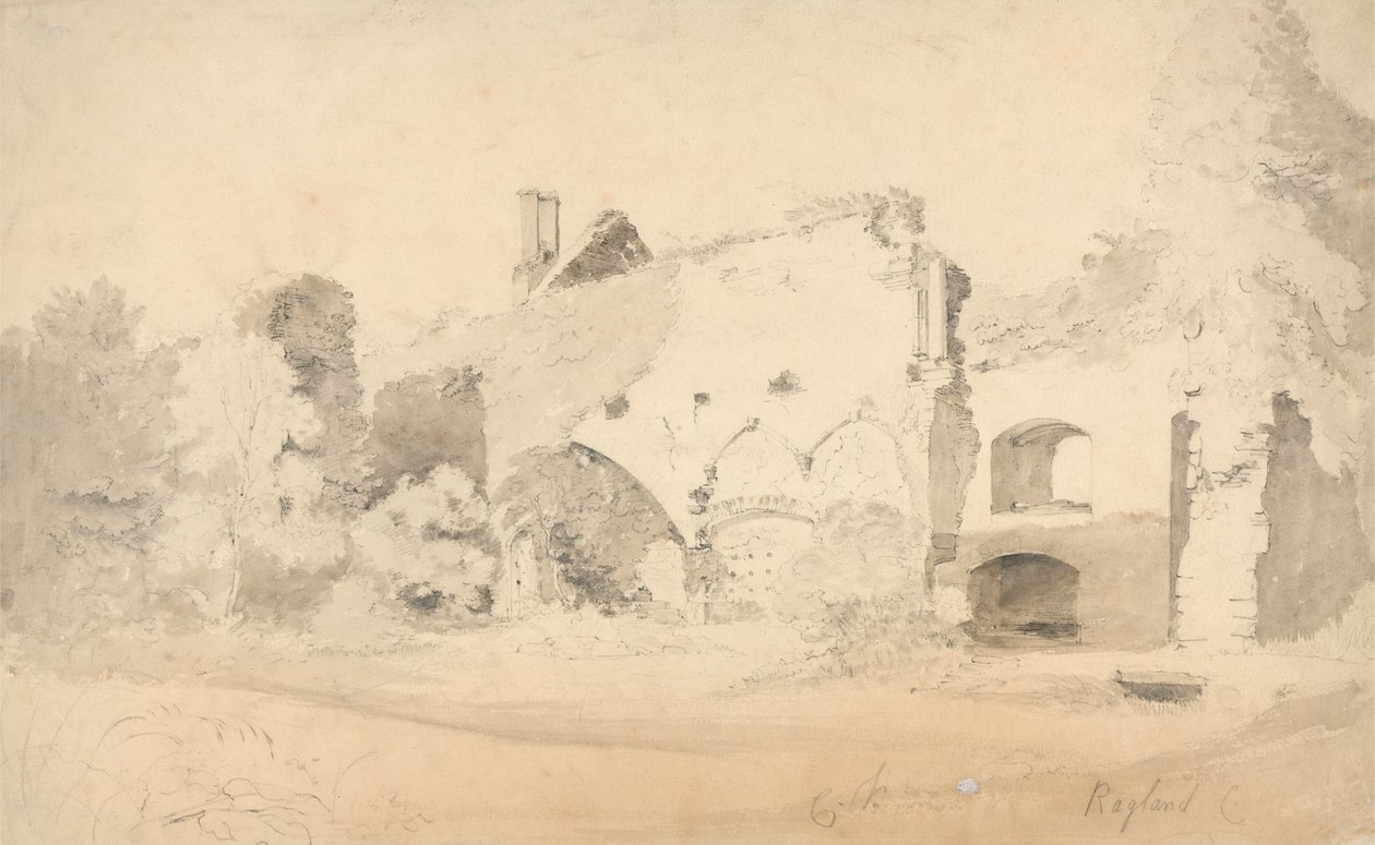 Raglan Kalesi by Cornelius Varley