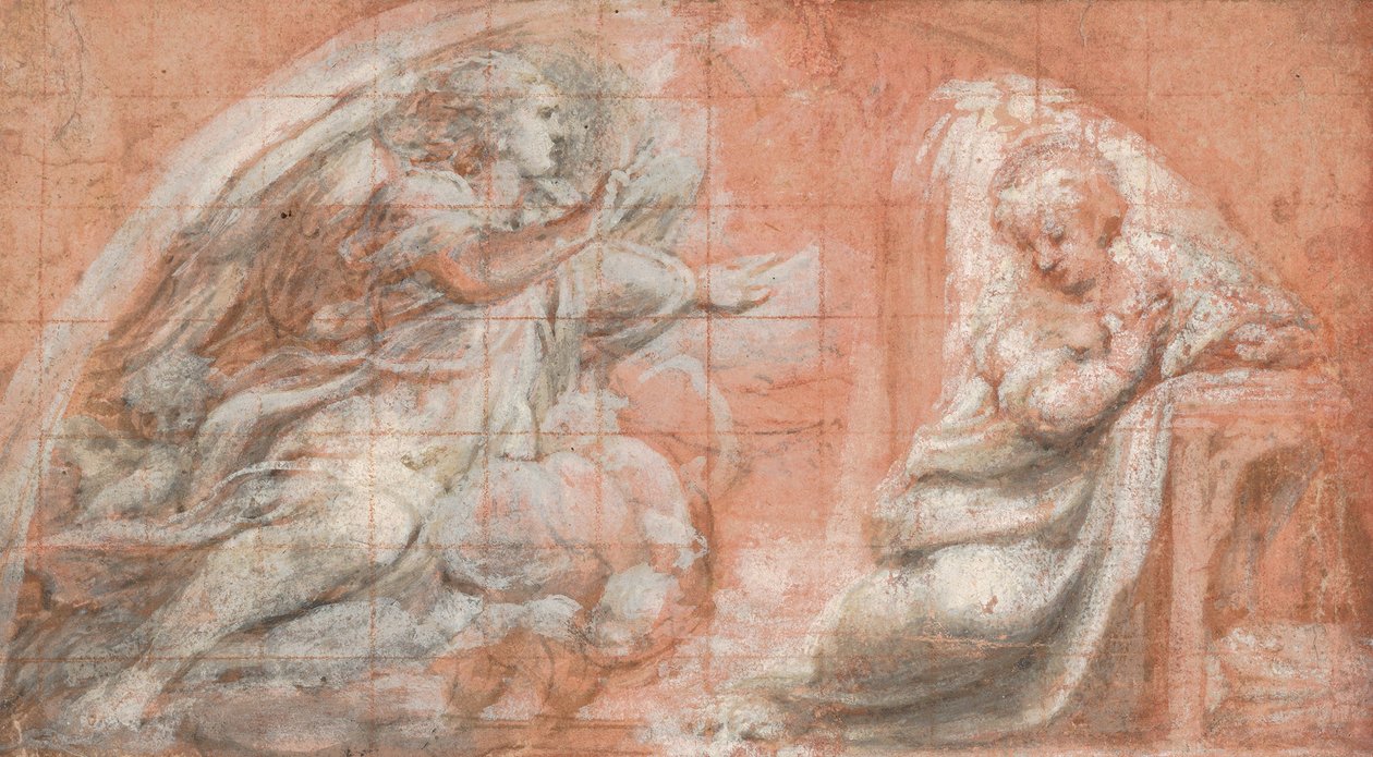 Müjde, ca. 1522-25. by Correggio