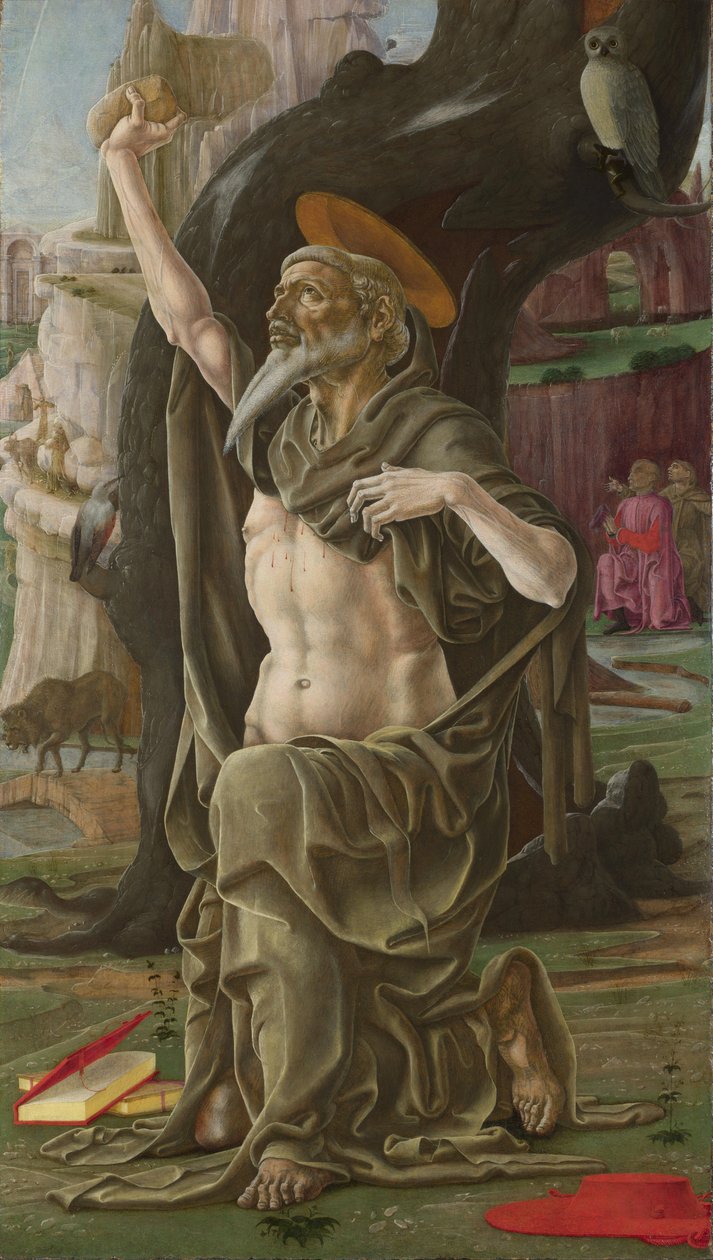 Aziz Jerome, yaklaşık 1470 by Cosimo Tura