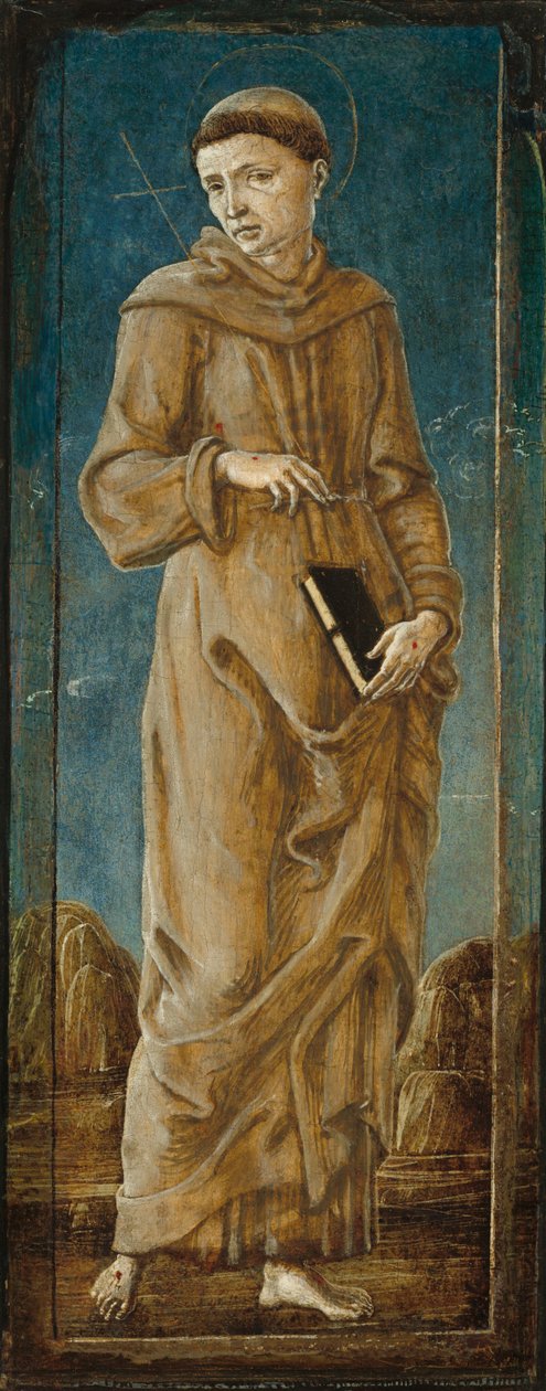 Aziz Francis [en soldaki panel], c. 14701480. by Cosmè Tura