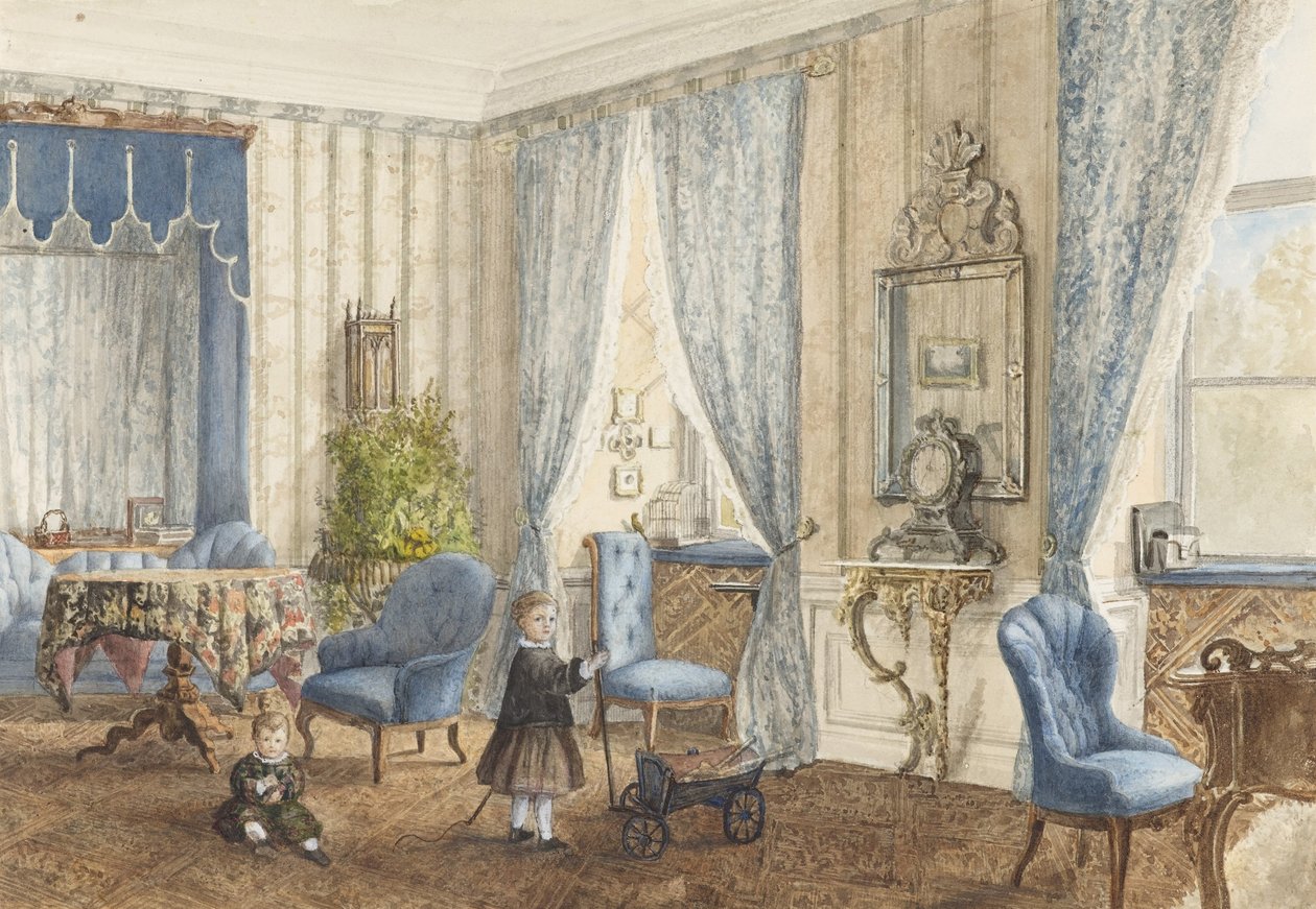 Salon Siebleben, Gotha, Almanya yakınlarında by Countess Schoenberg