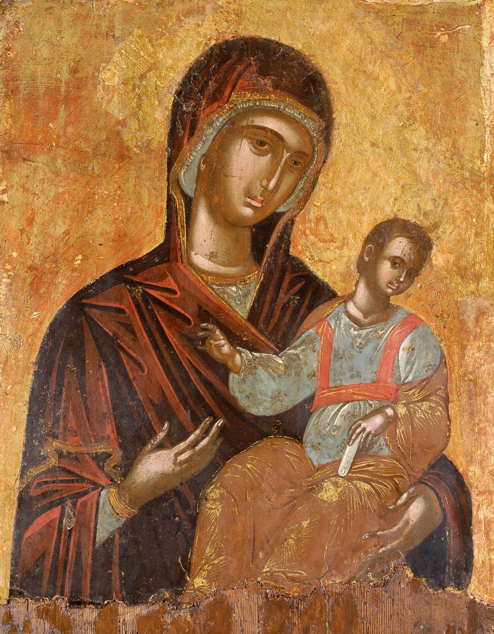 Bakire Hodegetria by Cretan School