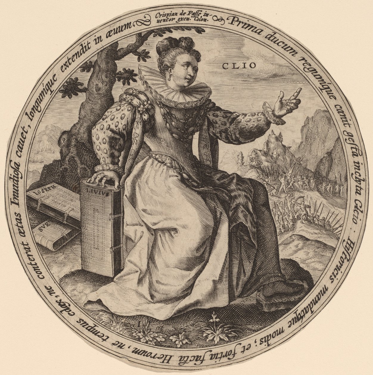 clio by Crispijn de Passe I