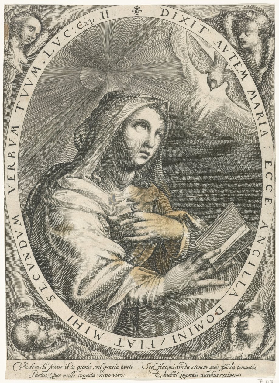 Müjde (Meryem Ana) by Crispijn van de Passe (I)