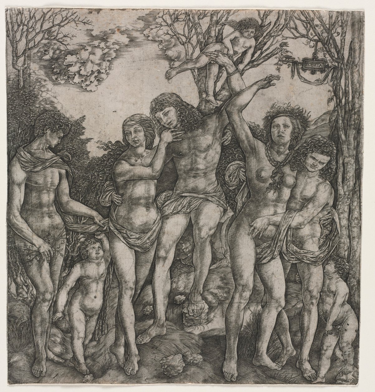 Cinsel Aşk Alegorisi, c. 1530. by Cristofano Robetta