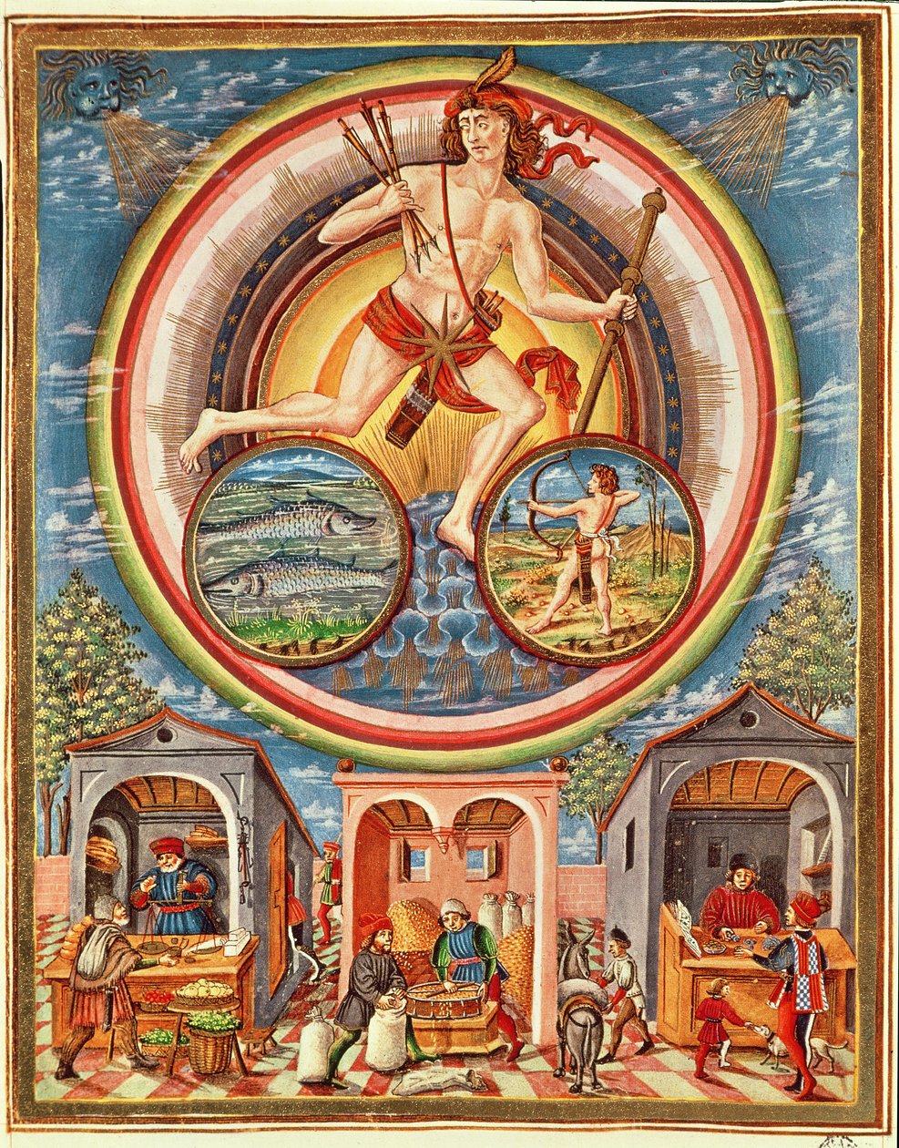 Ms Lat 209 fol.6v Jupiter, 