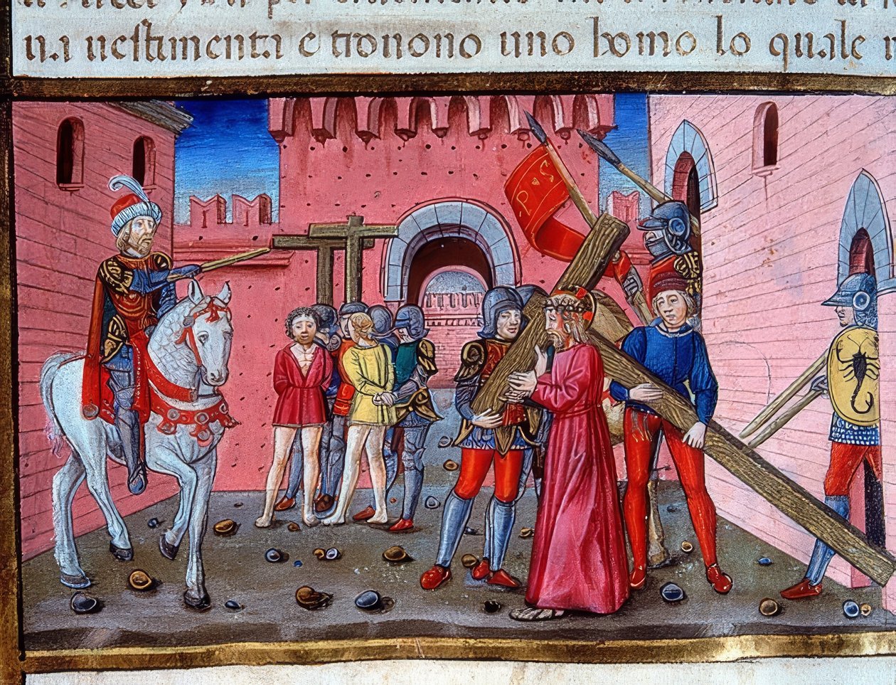 Haç Taşıyan İsa (c.115v). 1476 by Cristoforo De Predis