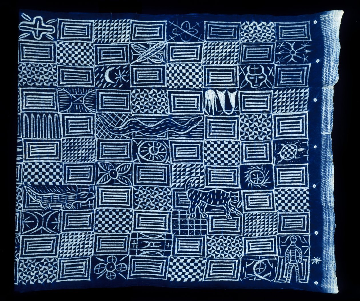 Adire Kumaş, tarihsiz (kumaş) by Yoruba Culture