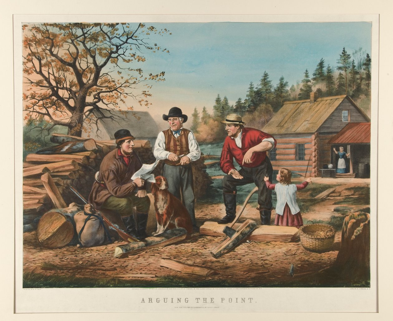 Konuyu Tartışmak by Currier and Ives