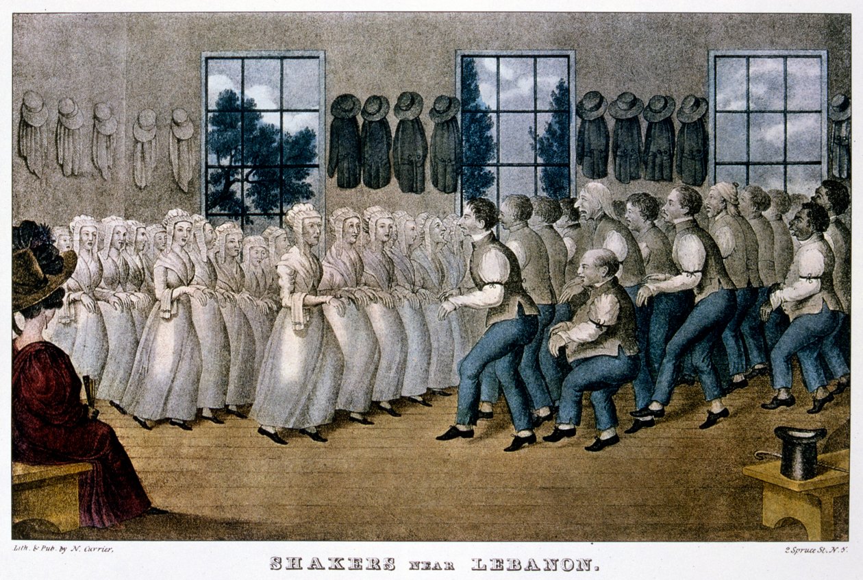 Lübnan yakınlarındaki çalkalayıcılar, c1870 by Currier and Ives