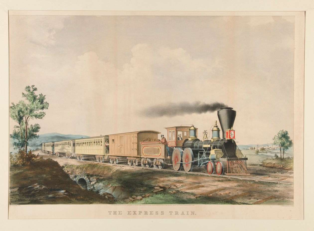 Ekspres Tren by Currier and Ives
