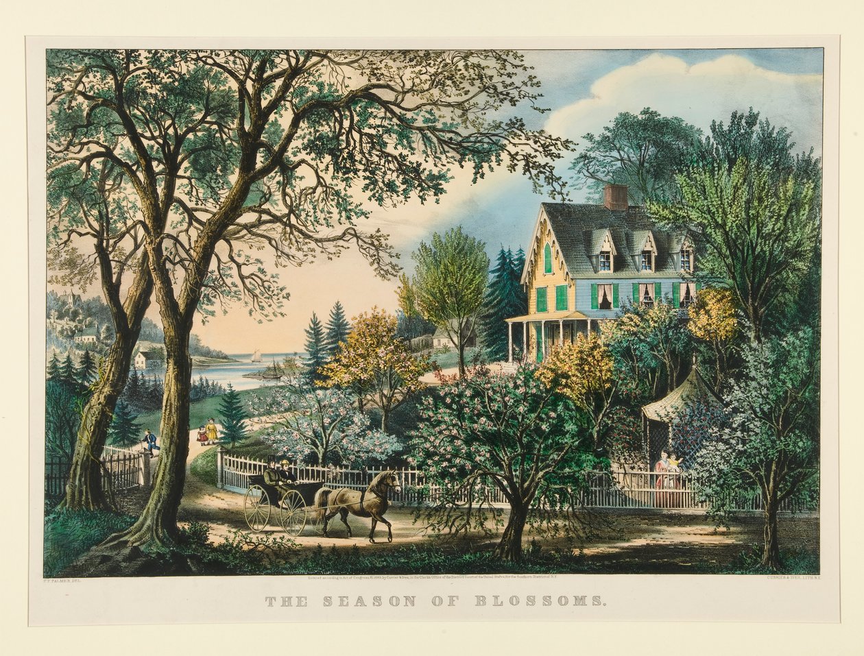 Çiçek Mevsimi by Currier and Ives