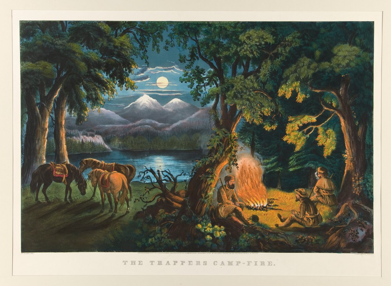Tuzakçılar by Currier and Ives