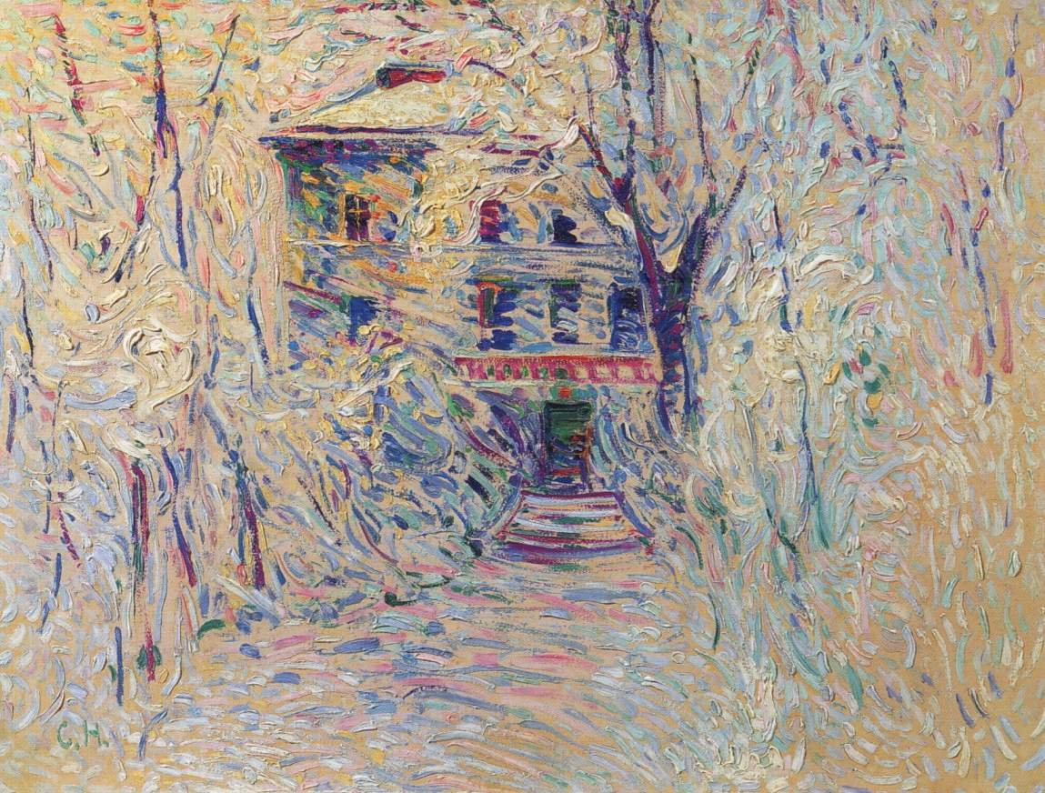 Kış parkında villa by Curt Herrmann
