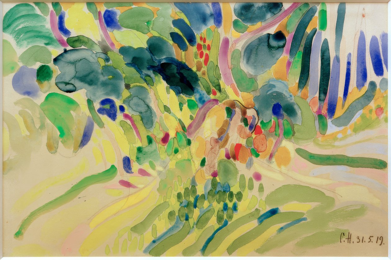 Garten in Blüte by Curt Herrmann