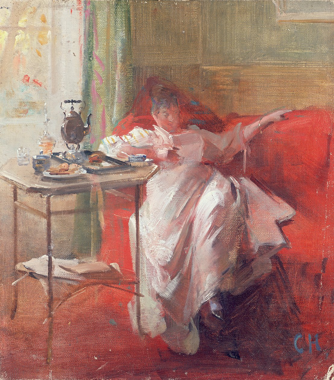 Siesta (karttaki yağ) by Curt Herrmann