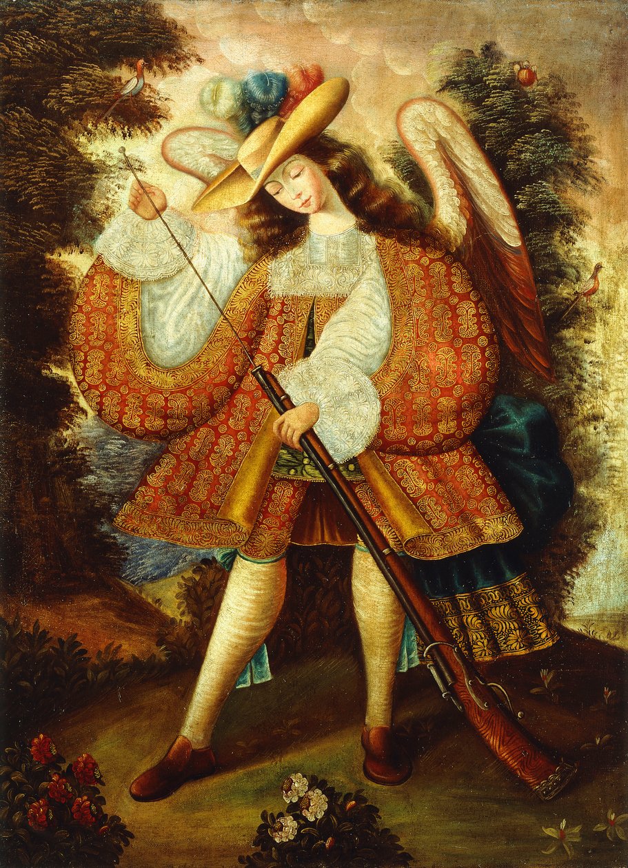 Arquebus ile Başmelek by Cuzco School