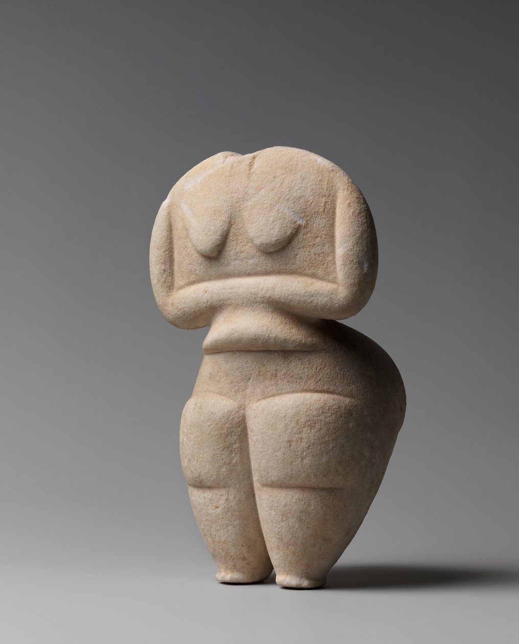 Nihai Neolitik kadın figürü, MÖ 4500–4000 (mermer) by Cycladic Cycladic