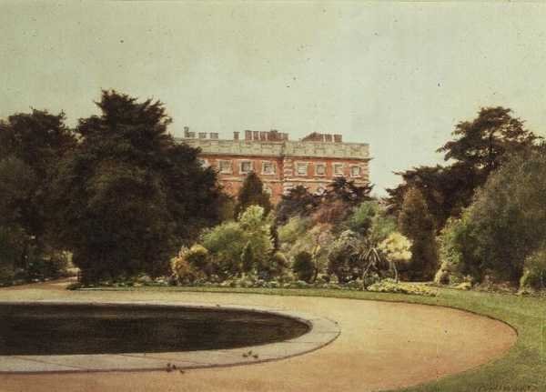 Bahçe, Hampton Mahkemesi by Cyril Ward