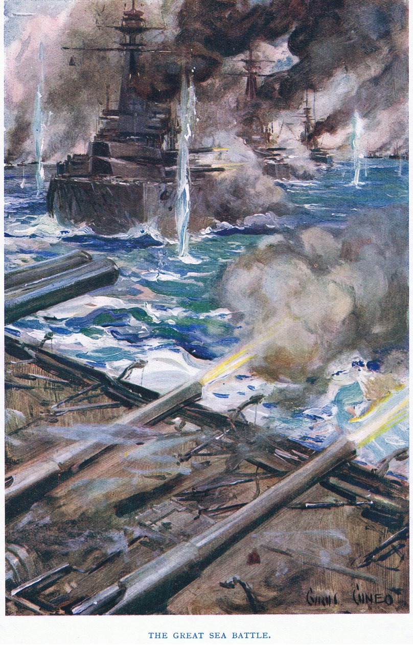 büyük deniz savaşı by Cyrus Cuneo