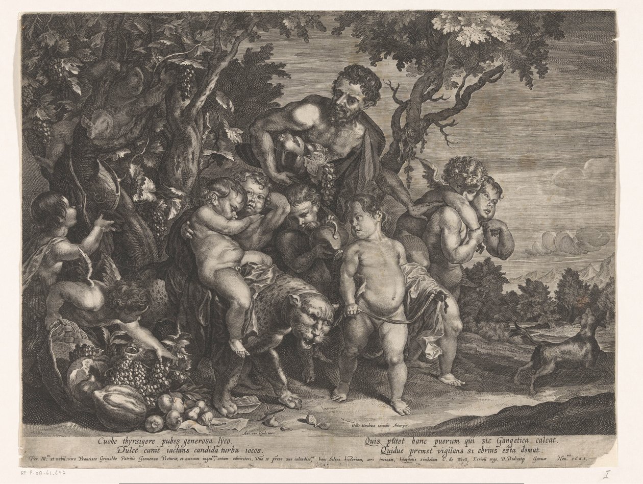 Triomf van Bacchus by D. Brunn