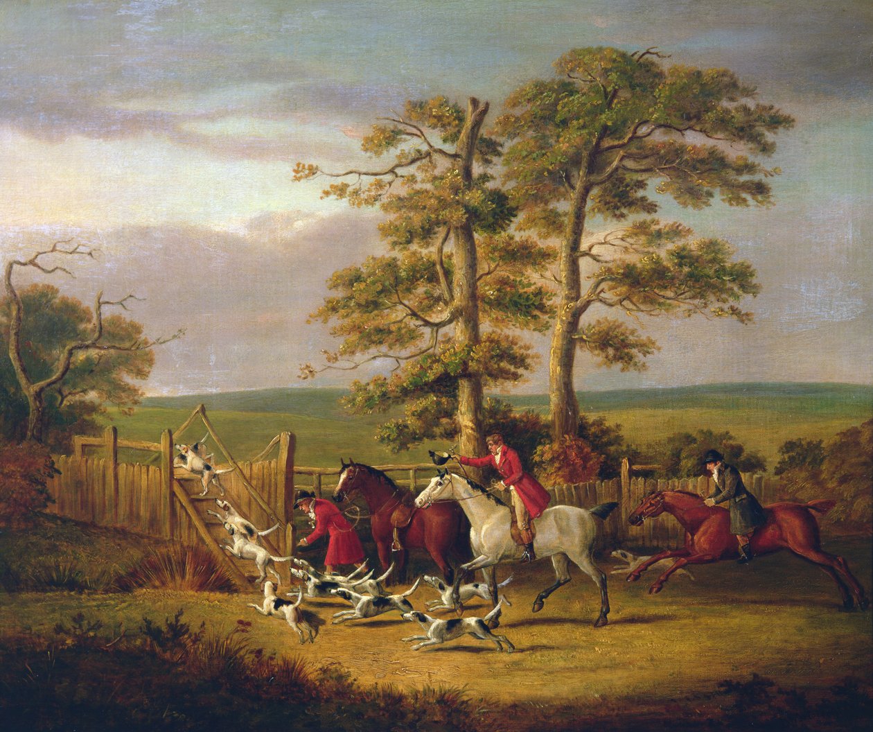 ಬೇಟೆಯ ದೃಶ್ಯಾವಳಿ by D. the Younger Wolstenholme