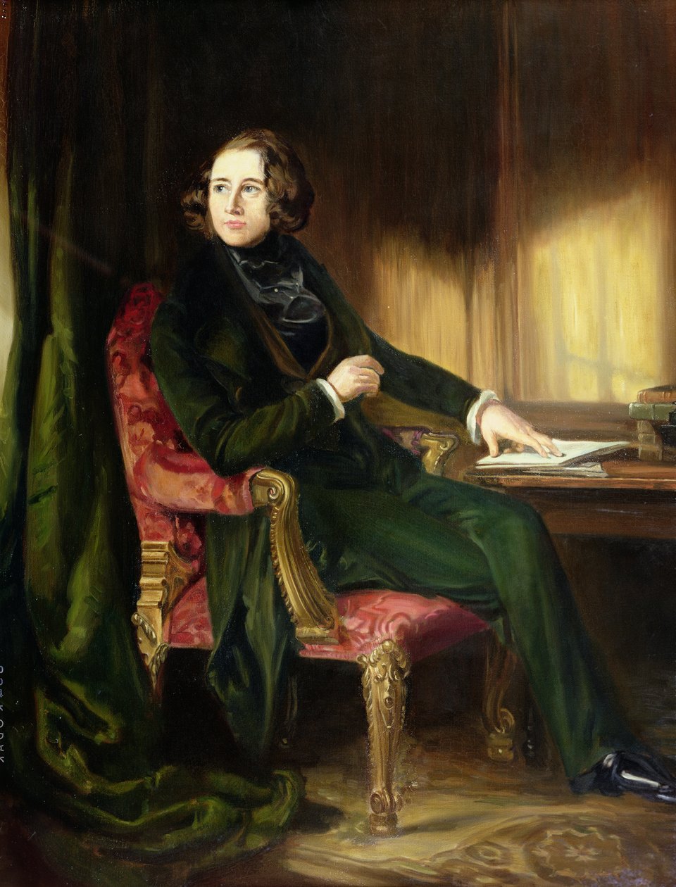 Charles Dickens, "Nickleby Portresi", 1839 by Daniel Maclise
