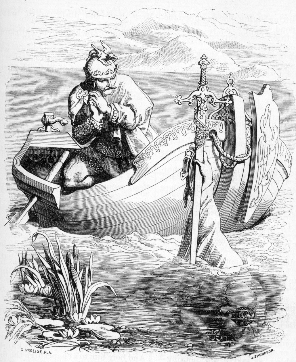Sir Bedivere gölde Kral Arthur