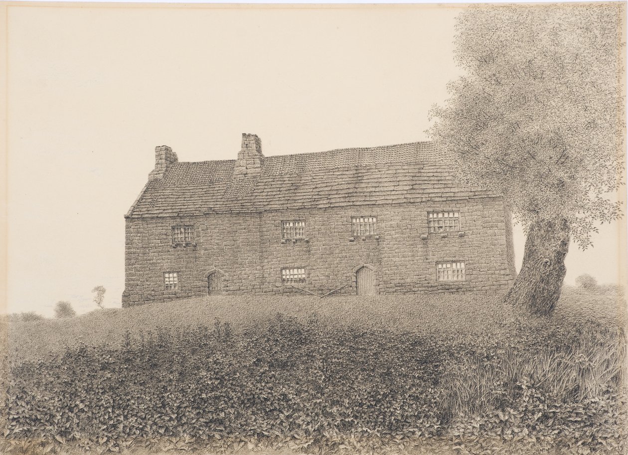 Chibburn, c.1916 (karttaki kömür) by Daniel Oliver