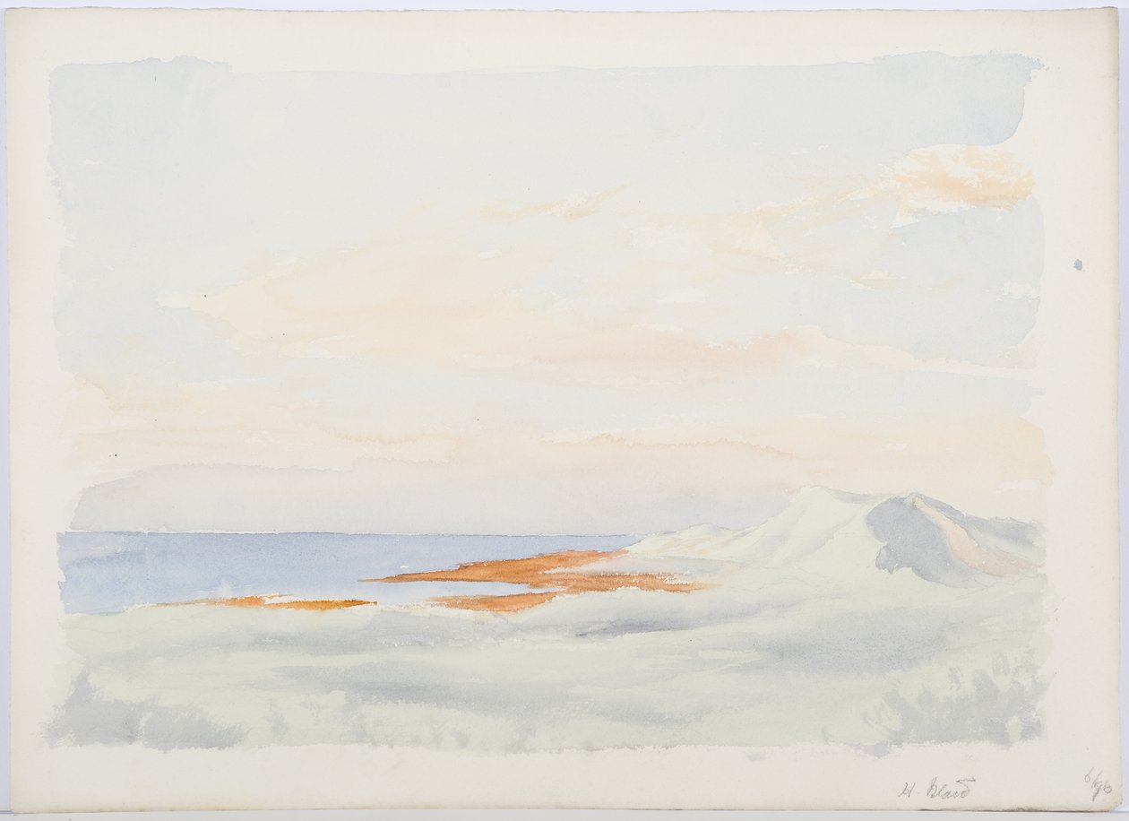 c.1916 (pencil und wc on paper) by Daniel Oliver