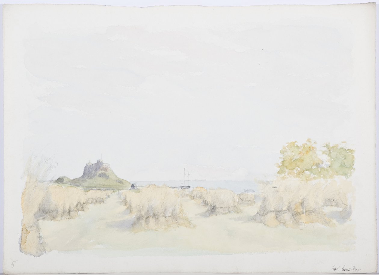 c.1916 (kağıt üzerinde kalem ve tuvalet) by Daniel Oliver